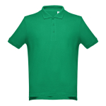 Poloshirts in diverse kleuren en 195 g/m2 katoen THC Adam kleur groen