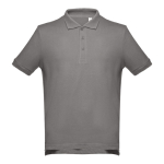 Poloshirts in diverse kleuren en 195 g/m2 katoen THC Adam kleur donkergrijs