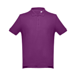 Poloshirts in diverse kleuren en 195 g/m2 katoen THC Adam kleur paars eerste weergave