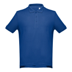 Poloshirts in diverse kleuren en 195 g/m2 katoen THC Adam kleur koningsblauw