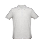 Poloshirts in diverse kleuren en 195 g/m2 katoen THC Adam kleur lichtgrijs eerste weergave