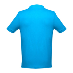 Poloshirts in diverse kleuren en 195 g/m2 katoen THC Adam kleur cyaan blauw