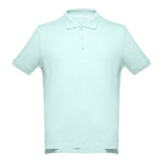 Poloshirts in diverse kleuren en 195 g/m2 katoen THC Adam kleur mintgroen