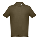 Poloshirts in diverse kleuren en 195 g/m2 katoen THC Adam kleur donkergroen