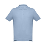 Poloshirts in diverse kleuren en 195 g/m2 katoen THC Adam kleur lichtblauw eerste weergave