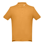 Poloshirts in diverse kleuren en 195 g/m2 katoen THC Adam kleur donkergeel