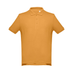 Poloshirts in diverse kleuren en 195 g/m2 katoen THC Adam kleur donkergeel eerste weergave