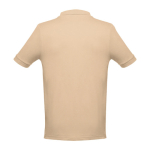 Poloshirts in diverse kleuren en 195 g/m2 katoen THC Adam kleur lichtbruin