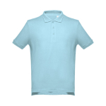 Poloshirts in diverse kleuren en 195 g/m2 katoen THC Adam kleur pastel blauw eerste weergave