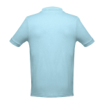 Poloshirts in diverse kleuren en 195 g/m2 katoen THC Adam kleur pastel blauw tweede weergave