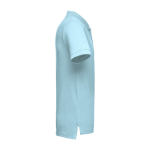 Poloshirts in diverse kleuren en 195 g/m2 katoen THC Adam kleur pastel blauw derde weergave