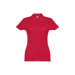 Dames katoenen polo in diverse kleuren 195 g/m2 THC Eve kleur rood eerste weergave