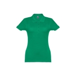 Dames katoenen polo in diverse kleuren 195 g/m2 THC Eve kleur groen eerste weergave