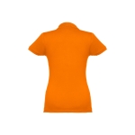 Dames katoenen polo in diverse kleuren 195 g/m2 THC Eve kleur oranje tweede weergave