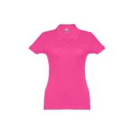 Dames katoenen polo in diverse kleuren 195 g/m2 THC Eve kleur fuchsia eerste weergave