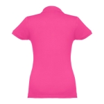 Dames katoenen polo in diverse kleuren 195 g/m2 THC Eve kleur fuchsia