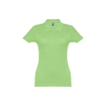 Dames katoenen polo in diverse kleuren 195 g/m2 THC Eve kleur lichtgroen eerste weergave