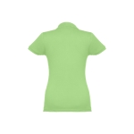 Dames katoenen polo in diverse kleuren 195 g/m2 THC Eve kleur lichtgroen tweede weergave