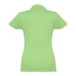 Dames katoenen polo in diverse kleuren 195 g/m2 THC Eve kleur lichtgroen