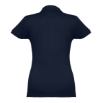 Dames katoenen polo in diverse kleuren 195 g/m2 THC Eve kleur marineblauw