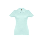 Dames katoenen polo in diverse kleuren 195 g/m2 THC Eve kleur mintgroen eerste weergave