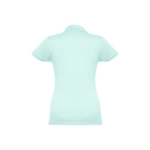 Dames katoenen polo in diverse kleuren 195 g/m2 THC Eve kleur mintgroen tweede weergave