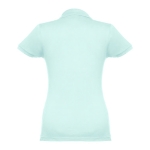 Dames katoenen polo in diverse kleuren 195 g/m2 THC Eve kleur mintgroen