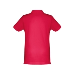 Kinder reclame poloshirts van katoen 195 g/m2 THC Adam Kids kleur rood tweede weergave