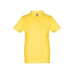 Kinder reclame poloshirts van katoen 195 g/m2 THC Adam Kids kleur geel eerste weergave