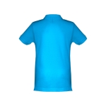 Kinder reclame poloshirts van katoen 195 g/m2 THC Adam Kids kleur cyaan blauw tweede weergave