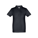 Kinder reclame poloshirts van katoen 195 g/m2 THC Adam Kids kleur ultramarijn blauw eerste weergave