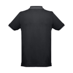 Slim-fit poloshirts met logo van 210 g/m2 THC Rome-katoen kleur zwart tweede weergave