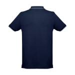 Slim-fit poloshirts met logo van 210 g/m2 THC Rome-katoen kleur blauw tweede weergave