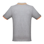 Slim-fit poloshirts met logo van 210 g/m2 THC Rome-katoen kleur grijs