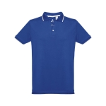 Slim-fit poloshirts met logo van 210 g/m2 THC Rome-katoen kleur koningsblauw eerste weergave