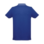 Slim-fit poloshirts met logo van 210 g/m2 THC Rome-katoen kleur koningsblauw tweede weergave