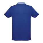 Slim-fit poloshirts met logo van 210 g/m2 THC Rome-katoen kleur koningsblauw