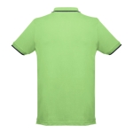 Slim-fit poloshirts met logo van 210 g/m2 THC Rome-katoen kleur lichtgroen