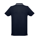 Slim-fit poloshirts met logo van 210 g/m2 THC Rome-katoen kleur marineblauw tweede weergave