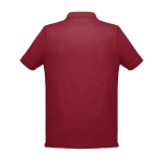 Polo's met full colour logo in katoen en polyester 200 g/m2 THC Berlin kleur bordeaux tweede weergave