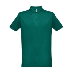 Polo's met full colour logo in katoen en polyester 200 g/m2 THC Berlin kleur donkergroen eerste weergave