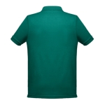 Polo's met full colour logo in katoen en polyester 200 g/m2 THC Berlin kleur donkergroen