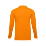 Polo's met lange mouwen van katoen 210 g/m2 THC Bern kleur oranje tweede weergave