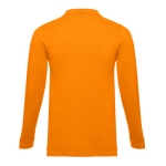 Polo's met lange mouwen van katoen 210 g/m2 THC Bern kleur oranje