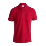 Goedkope katoenen polo's in diverse kleuren 180 g/m2 Keya kleur rood  negende weergave