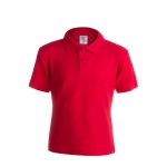 Personaliseerbare kinderpolo van 100% katoen 180 g/m2 Keya kleur rood