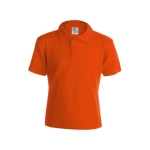 Personaliseerbare kinderpolo van 100% katoen 180 g/m2 Keya kleur oranje  negende weergave