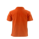 Personaliseerbare kinderpolo van 100% katoen 180 g/m2 Keya kleur oranje