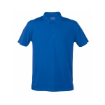 Promotioneel technisch ademend polyester poloshirt 180 g/m2 MKT kleur blauw  negende weergave