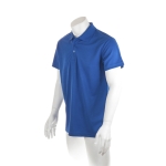 Promotioneel technisch ademend polyester poloshirt 180 g/m2 MKT kleur blauw tweede weergave